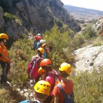 barranquismo con escolares, excursiones escolares